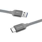 Nevox 1457 cable USB plateado, 5000 Mbit/s
