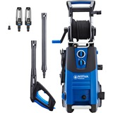 Nilfisk 128471153 Limpiadora de alta presión o Hidrolimpiadora Vertical Eléctrico 650 l/h Azul, Negro, Hidrolimpiadora de alta presión azul/Negro, Vertical, Eléctrico, 12 m, 5 m, Azul, Negro, Latón