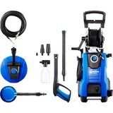 Nilfisk 128471191 Limpiadora de alta presión o Hidrolimpiadora Vertical Eléctrico 500 l/h 2100 W Azul, Negro, Hidrolimpiadora de alta presión azul/Negro, Vertical, Eléctrico, 9 m, 5 m, Azul, Negro, Aluminio