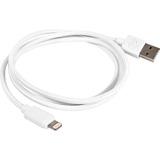 OWC NWTCBLUSBL1MW cable de conector Lightning 1 m Blanco blanco, 1 m, Lightning, USB A, Blanco, iPhone, iPad, iPod