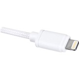 OWC NWTCBLUSBL1MW cable de conector Lightning 1 m Blanco blanco, 1 m, Lightning, USB A, Blanco, iPhone, iPad, iPod
