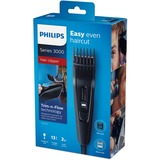Philips 3000 series Cortapelos con cuchillas de acero inoxidable, Cortador de pelo negro, Negro, 0,5 mm, 2,3 cm, 4,1 cm, Acero inoxidable, Corriente alterna