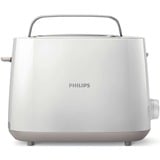 Philips Daily Collection Hriankovač HD2581/00, Tostadora blanco, 2 rebanada(s), Metal, 830 W, 230 V, 830 W, 50-60 Hz