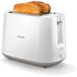 Philips Daily Collection Hriankovač HD2581/00, Tostadora blanco, 2 rebanada(s), Metal, 830 W, 230 V, 830 W, 50-60 Hz