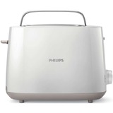 Philips Daily Collection Tostador HD2581/00, Tostadora blanco, 2 rebanada(s), Metal, 830 W, 230 V, 830 W, 50-60 Hz