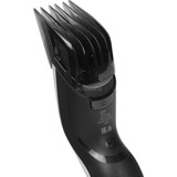 Philips HAIRCLIPPER Series 9000 Cortapelos con cuchillas de titanio y peines-guía motorizados, Cortador de pelo negro/Plateado, Negro, 0,5 mm, 4,2 cm, 4,1 cm, Titanio, Auto Turbo