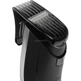 Philips HAIRCLIPPER Series 9000 Cortapelos con cuchillas de titanio y peines-guía motorizados, Cortador de pelo negro/Plateado, Negro, 0,5 mm, 4,2 cm, 4,1 cm, Titanio, Auto Turbo