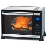 Rommelsbacher BGE 1580/E horno tostador 30 L 1580 W Negro, Acero inoxidable Parrilla, Mini horno acero fino, 30 L, Negro, Acero inoxidable, Tocar, 80 - 230 °C, Acero inoxidable, 120 min