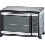 Rommelsbacher BG 1055/E horno tostador 18 L Negro, Acero inoxidable Parrilla, Mini horno plateado/Negro, 18 L, Negro, Acero inoxidable, Giratorio, Acero inoxidable, 3 estanterías, 60 min, Minorista