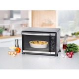 Rommelsbacher BG 1805/E horno tostador Acero inoxidable Parrilla, Mini horno acero fino/Negro, Acero inoxidable, Giratorio, 1800 W, 515 mm, 415 mm, 360 mm