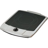 Rommelsbacher CT 2203/TC hobs Negro, Acero inoxidable Encimera Cerámico 1 zona(s), Placa de cocción acero fino, Negro, Acero inoxidable, Encimera, Cerámico, Vidrio y cerámica, 1 zona(s), 2200 W