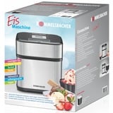 Rommelsbacher IM 12 máquina para helados Heladera tradicional 1,5 L Negro, Acero inoxidable acero fino/Negro, Heladera tradicional, 1,5 L, 40 min, 1 senos, LCD, De plástico, Acero inoxidable