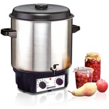 Rommelsbacher KA 2004/E exprimidor 2000 W Acero inoxidable, Conservero automático acero fino cepillado/Negro, Acero inoxidable, 27 L, 14 L, 1,5 m, Acero inoxidable, 2000 W