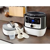 Rommelsbacher MD 1000 olla a presión 4 L Negro, Blanco 1000 W, Cocina multi blanco/Negro, 4 L, 4 L, Negro, Blanco, LCD, Digital, De plástico