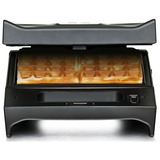 Rommelsbacher Multi Toast & Grill SWG 700 3 en 1 Max, Barbacoa de contacto negro/Acero fino