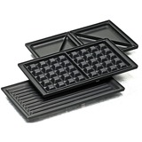 Rommelsbacher Multi Toast & Grill SWG 700 3 en 1 Max, Barbacoa de contacto negro/Acero fino