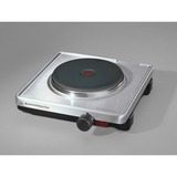 Rommelsbacher Placa de cocina AK 1599, Placa de cocción acero fino/Negro