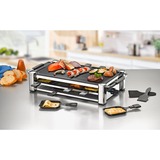 Rommelsbacher RCC 1500 parrilla de interior 1500 W Cromo, Raclette plateado, 1500 W, 4,5 kg, 530 x 270 x 115 mm
