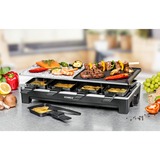 Rommelsbacher RCS 1350 parrilla de interior 8 personas(s) 1350 W Negro, Acero inoxidable, Raclette negro/Acero fino, 1350 W, 230 V, 485 mm, 233 mm, 141 mm, 5,4 kg