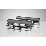 Rommelsbacher RC 1600 parrilla de interior 8 personas(s) 795 W Negro, Plata, Raclette plateado, 795 W, 230 V, 435 mm, 408 mm, 135 mm, 4,5 kg