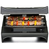 Rommelsbacher SWG 700, Barbacoa de contacto negro/Acero fino