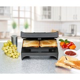 Rommelsbacher SWG 700, Barbacoa de contacto negro/Acero fino