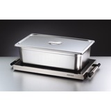 Rommelsbacher WPR 305/E calentador de alimentos 300 W Acero inoxidable, Calientaplatos acero fino/Negro, 300 W, 230 V, Acero inoxidable, Alemania, Vidrio, Acero inoxidable, 640 mm