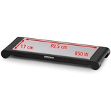 Rommelsbacher WPS 857 calentador de alimentos, Calientaplatos plateado/Negro, 230 V, 505 mm, 200 mm, 45 mm, 2,9 kg