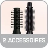 Rowenta Fashion Stylist CF3910 Cepillo de aire caliente Caliente Blanco blanco/Dorado, Cepillo de aire caliente, Caliente, Blanco, Sintético, Corriente alterna, 120 mm