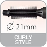 Rowenta Fashion Stylist CF3910 Cepillo de aire caliente Caliente Blanco blanco/Dorado, Cepillo de aire caliente, Caliente, Blanco, Sintético, Corriente alterna, 120 mm