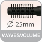 Rowenta Fashion Stylist CF3910 Cepillo de aire caliente Caliente Blanco blanco/Dorado, Cepillo de aire caliente, Caliente, Blanco, Sintético, Corriente alterna, 120 mm