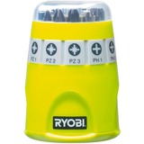 Ryobi Juego de puntas RAK10SD, 10 piezas, Conjuntos de bits verde
