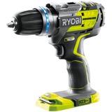 Ryobi R18PDBL-0 taladro 1700 RPM Sin llave 1,3 kg Negro, Verde, Martillo atornillador verde/Negro, Taladro de pistola, Sin llave, Sin escobillas, 1,3 cm, 1700 RPM, 5 cm