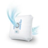 Siemens VZ41FGALL accesorio y suministro de vacío Bolsa para el polvo Aspiradora cilíndrica, Bolsas de aspiradora Bolsa para el polvo, Aspiradora cilíndrica, Blanco, Caja, 4 pieza(s)