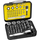Stanley Juego de puntas 1/4", 39 piezas, Conjuntos de bits negro