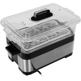 Steba DG 2 vaporizador 2 cesta(s) Independiente 1200 W Negro, Acero inoxidable, Cocedor al vapor acero fino/Negro, 2 cesta(s), Negro, Acero inoxidable, Independiente, Tocar, Frente, Acero inoxidable