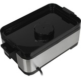 Steba DG 2 vaporizador 2 cesta(s) Independiente 1200 W Negro, Acero inoxidable, Cocedor al vapor acero fino/Negro, 2 cesta(s), Negro, Acero inoxidable, Independiente, Tocar, Frente, Acero inoxidable