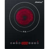 Steba HK 30 Negro, Acero inoxidable Encimera Cerámico 1 zona(s), Placa de cocción negro/Plateado, Negro, Acero inoxidable, Encimera, Cerámico, Vidrio y cerámica, 1 zona(s), 1 zona(s)