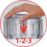 Tefal DPA 130 LA MOULINETTE 1000 1000 W Transparente, Blanco, Trituradora blanco, 0,3 kg, Transparente, Blanco, 1000 W