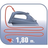 Tefal EasyGliss FS4030 plancha Plancha seco Suela de Durilium 1200 W Borgoña, Blanco blanco/Lila, Plancha seco, Suela de Durilium, 1,8 m, Borgoña, Blanco, 1200 W