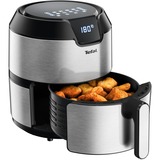 Tefal Easy Fry EY401D Sencillo 4,2 L Independiente 1500 W Freidora de aire caliente Negro, Acero inoxidable acero fino/Negro, Freidora de aire caliente, 4,2 L, 1,2 kg, 80 °C, 200 °C, 6 personas(s)