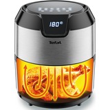 Tefal Easy Fry EY401D Sencillo 4,2 L Independiente 1500 W Freidora de aire caliente Negro, Acero inoxidable acero fino/Negro, Freidora de aire caliente, 4,2 L, 1,2 kg, 80 °C, 200 °C, 6 personas(s)