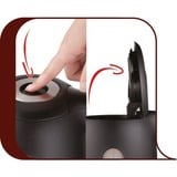 Tefal KO3308 tetera eléctrica 1,7 L 2400 W Negro, Hervidor de agua acero fino/Negro, 1,7 L, 2400 W, Negro, Indicador de nivel de agua, Sin cables, Filtrado