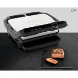 Tefal OptiGrill Elite GC750D30 parrilla eléctrica de contacto, Barbacoa de contacto plateado/Negro, Negro, Acero inoxidable, Plástico, Rectangular, Tocar, 600 cm², 300 x 200 mm