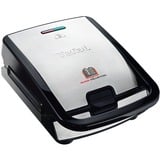 Tefal Snack Collection SW852D sandwichera 700 W Negro, Acero inoxidable plateado/Negro, Negro, Acero inoxidable, Listo, 225 x 135 mm, 700 W, Tipo C, 203 mm