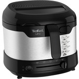 Tefal Uno FF215D freidora Sencillo Independiente 1600 W Negro, Acero inoxidable acero fino/Negro, Freidora, 1 kg, 1,8 L, 150 °C, 190 °C, 4 personas(s)