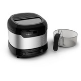 Tefal Uno FF215D freidora Sencillo Independiente 1600 W Negro, Acero inoxidable acero fino/Negro, Freidora, 1 kg, 1,8 L, 150 °C, 190 °C, 4 personas(s)