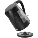 Unold 18555 tetera eléctrica 1,7 L 1850 W Negro, Hervidor de agua negro, 1,7 L, 1850 W, Negro, Plástico, Indicador de nivel de agua, Sin cables