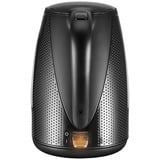 Unold 18555 tetera eléctrica 1,7 L 1850 W Negro, Hervidor de agua negro, 1,7 L, 1850 W, Negro, Plástico, Indicador de nivel de agua, Sin cables