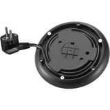 Unold 18555 tetera eléctrica 1,7 L 1850 W Negro, Hervidor de agua negro, 1,7 L, 1850 W, Negro, Plástico, Indicador de nivel de agua, Sin cables